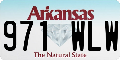 AR license plate 971WLW