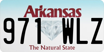 AR license plate 971WLZ
