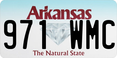 AR license plate 971WMC
