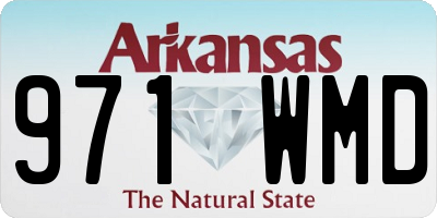 AR license plate 971WMD