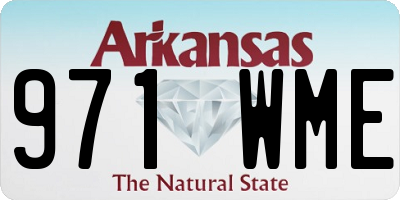 AR license plate 971WME