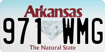 AR license plate 971WMG