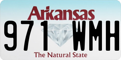 AR license plate 971WMH
