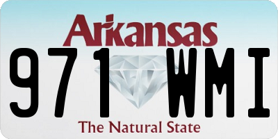 AR license plate 971WMI