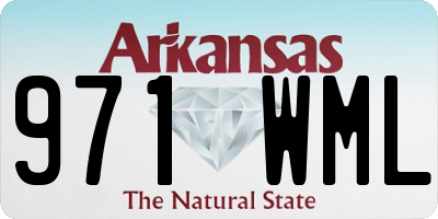 AR license plate 971WML