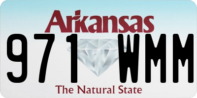 AR license plate 971WMM