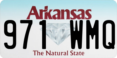 AR license plate 971WMQ