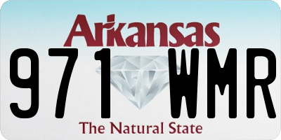 AR license plate 971WMR
