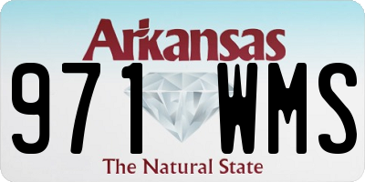 AR license plate 971WMS