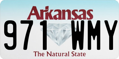 AR license plate 971WMY