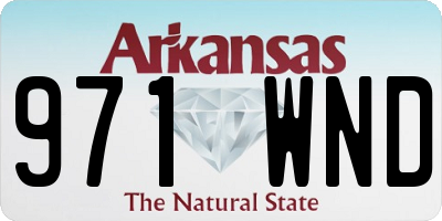AR license plate 971WND