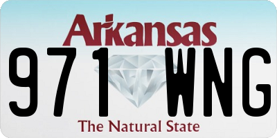 AR license plate 971WNG