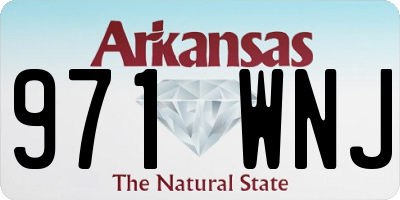 AR license plate 971WNJ