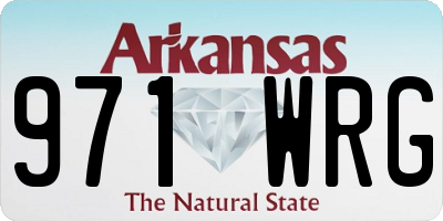 AR license plate 971WRG