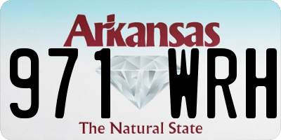 AR license plate 971WRH