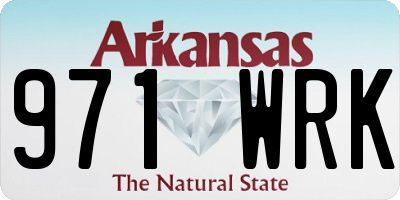 AR license plate 971WRK