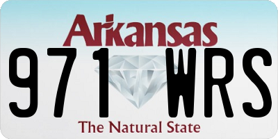 AR license plate 971WRS