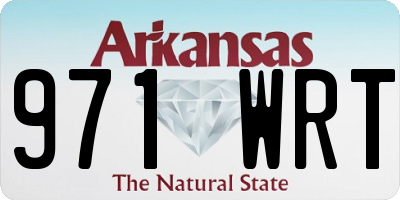 AR license plate 971WRT
