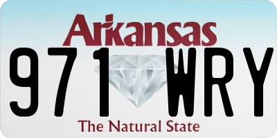 AR license plate 971WRY