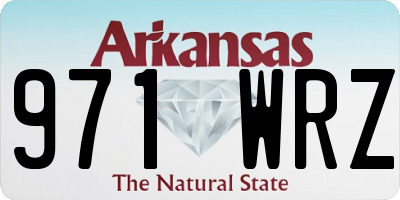 AR license plate 971WRZ