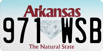 AR license plate 971WSB