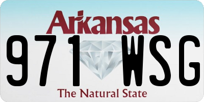 AR license plate 971WSG