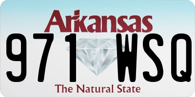 AR license plate 971WSQ