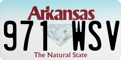 AR license plate 971WSV