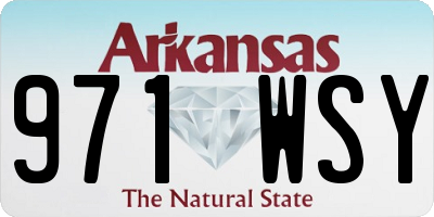AR license plate 971WSY