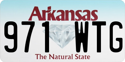 AR license plate 971WTG