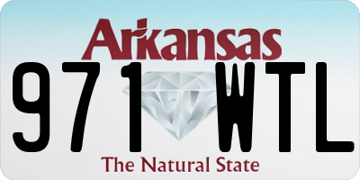 AR license plate 971WTL