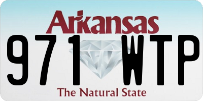 AR license plate 971WTP