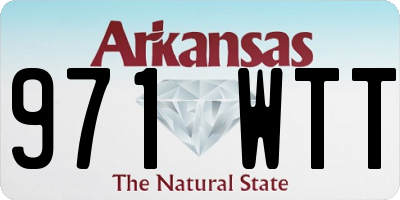 AR license plate 971WTT