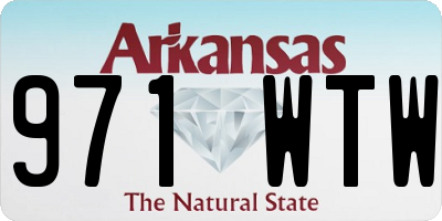 AR license plate 971WTW