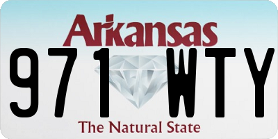 AR license plate 971WTY