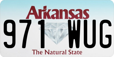 AR license plate 971WUG