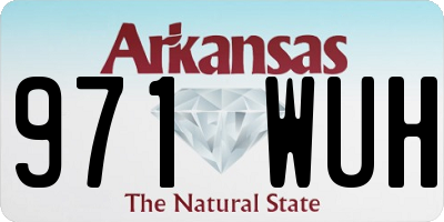 AR license plate 971WUH