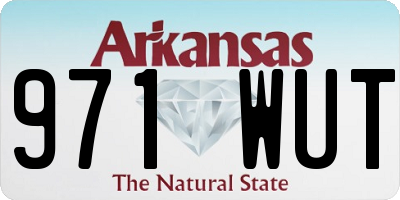 AR license plate 971WUT