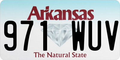 AR license plate 971WUV