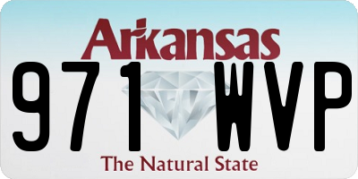 AR license plate 971WVP