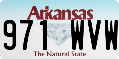 AR license plate 971WVW