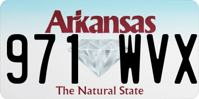 AR license plate 971WVX