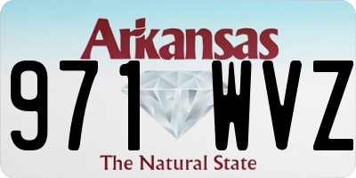 AR license plate 971WVZ