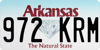 AR license plate 972KRM