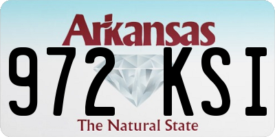 AR license plate 972KSI