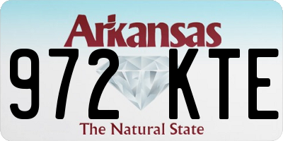AR license plate 972KTE