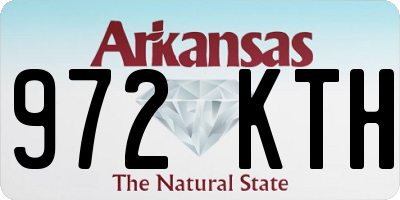 AR license plate 972KTH