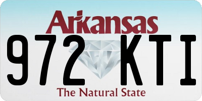 AR license plate 972KTI