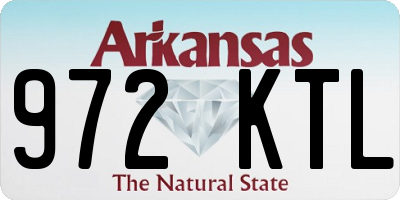 AR license plate 972KTL