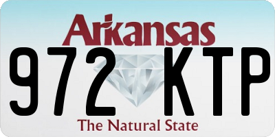 AR license plate 972KTP